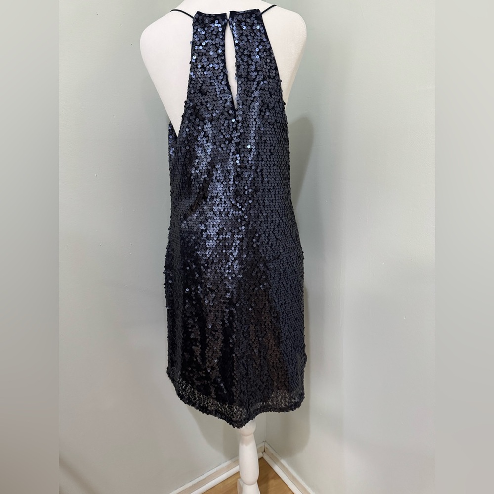 Express Black Sequin Dress